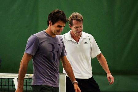 Roger Federer povabil na trening v Dubaj Stefana Edberga!