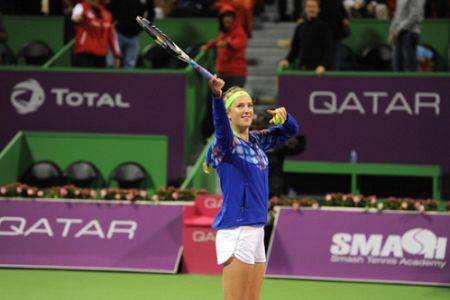 Azarenka praktično nima konkurence; V finalu Dohe je pometla s Samantho Stosur