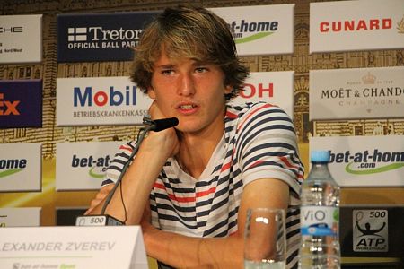 Alexander Zverev nova  teniška zvezda: 17-letni Nemec prvi po Nadalu v četrtfinalu ATP500 pri teh letih!