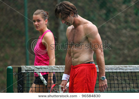 Agnieszka Radwanska in Borna Bikič