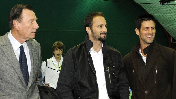 Nikola Pilič, Dušan Vemič in Novak Djokovič